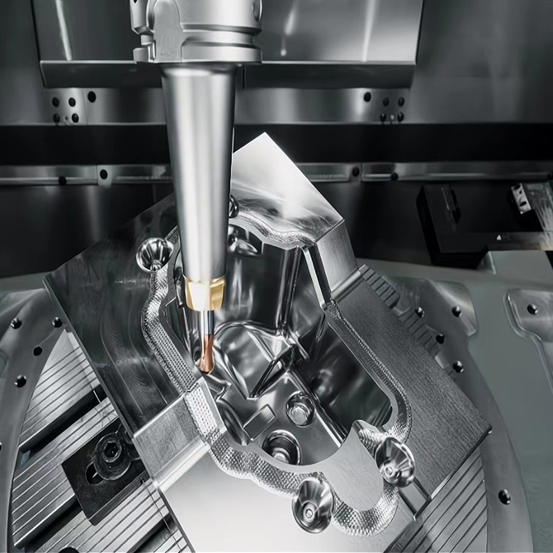 Núcleo de molde CNC de 5 ejes